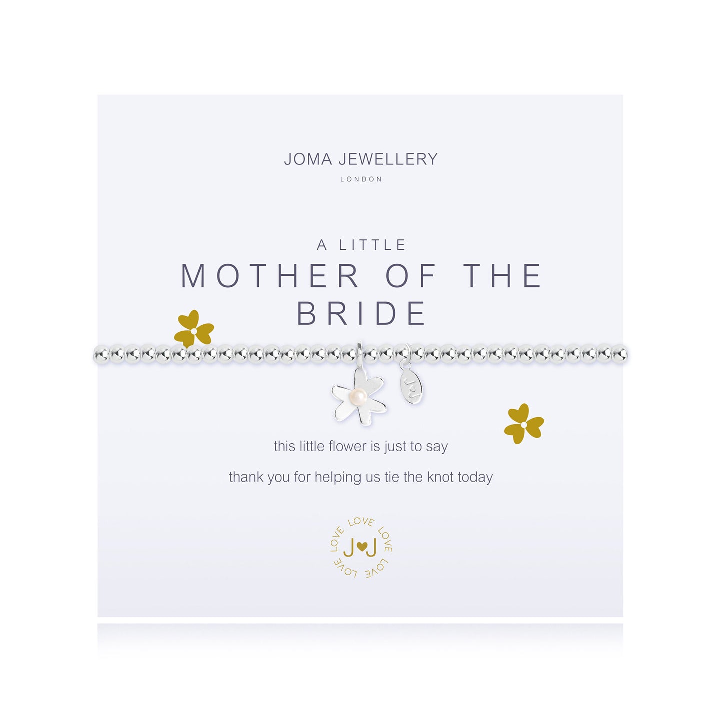 'A Little' Mother Of The Bride Bracelet Silver-Plated