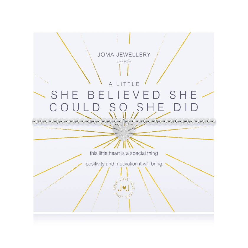 Joma Jewllery A Little She Believed She Could So She Did Bracelet