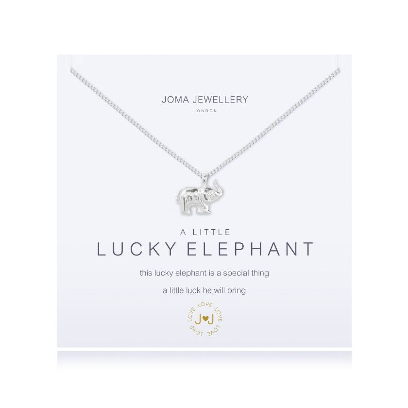 Joma jewellery 'A Little Lucky Elephant' Necklace
