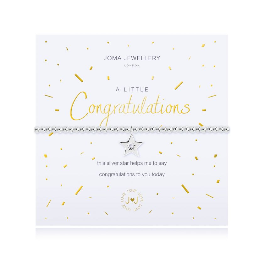 Joma Jewellery 'A Little Congratulations' Bracelet