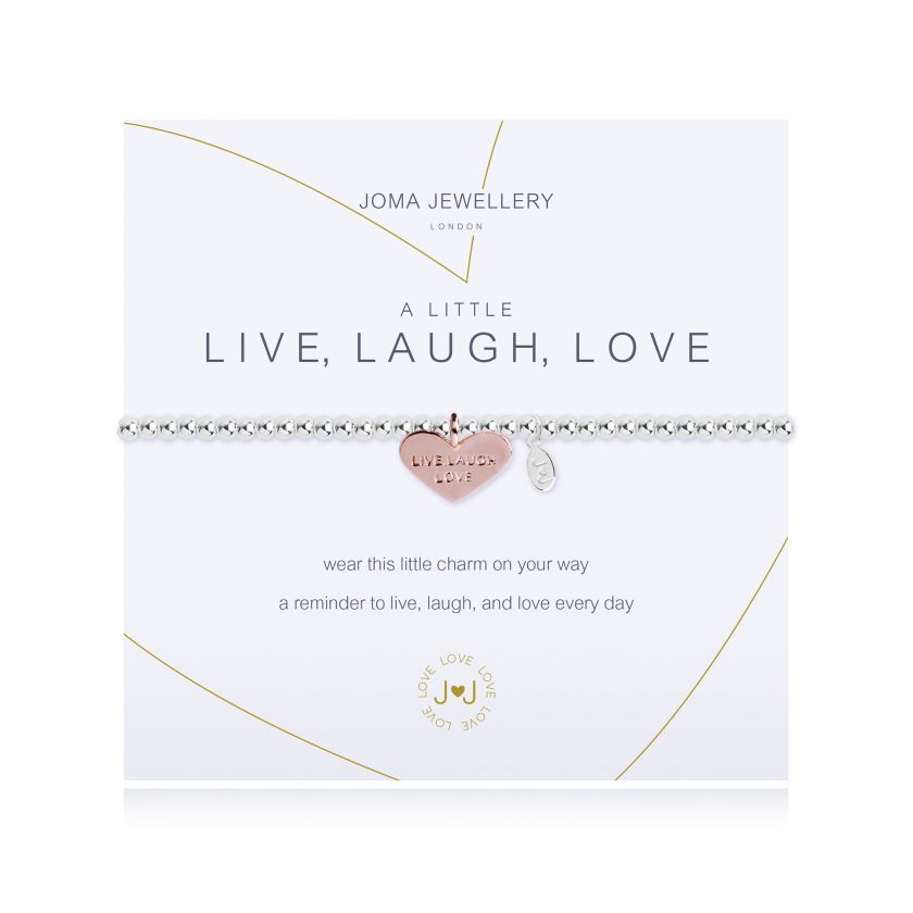 Joma Jewellery 'A Little Live Laugh Love' Bracelet
