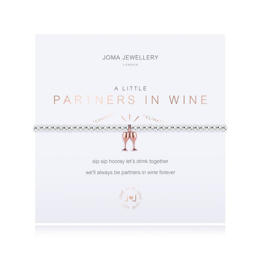 Joma Jewllery A Little Partners In Wine Bracelet
