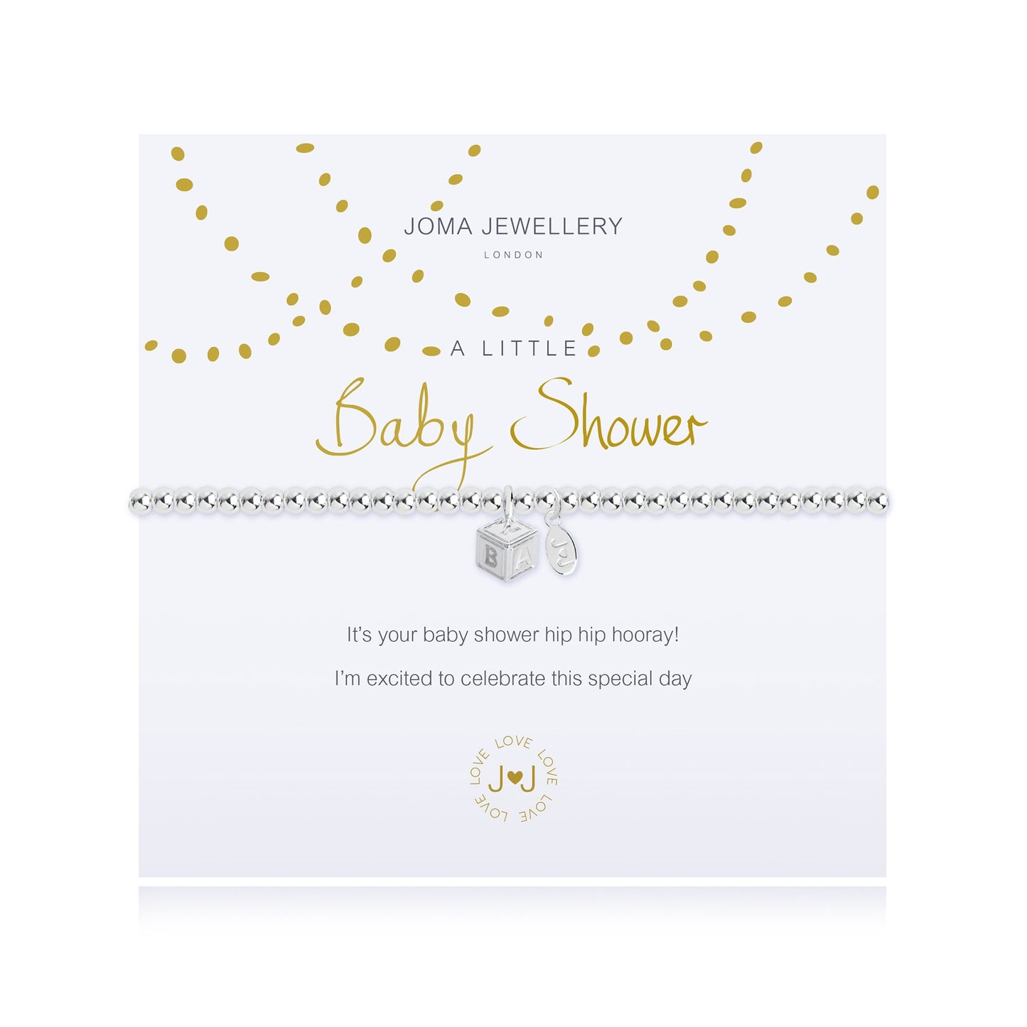 Joma Jewellery 'A Little Baby Shower' Bracelet