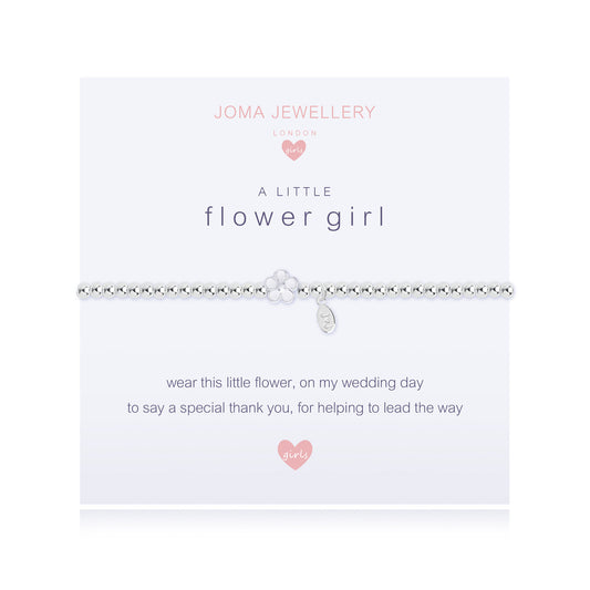 'A Little' Flower Girl Bracelet Silver-Plated Joma Jewellery