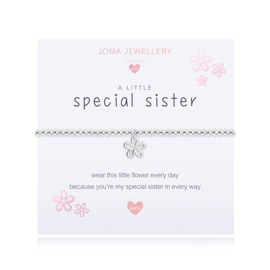 'A Little' Special Sister Children's Bracelet Silver-Plated