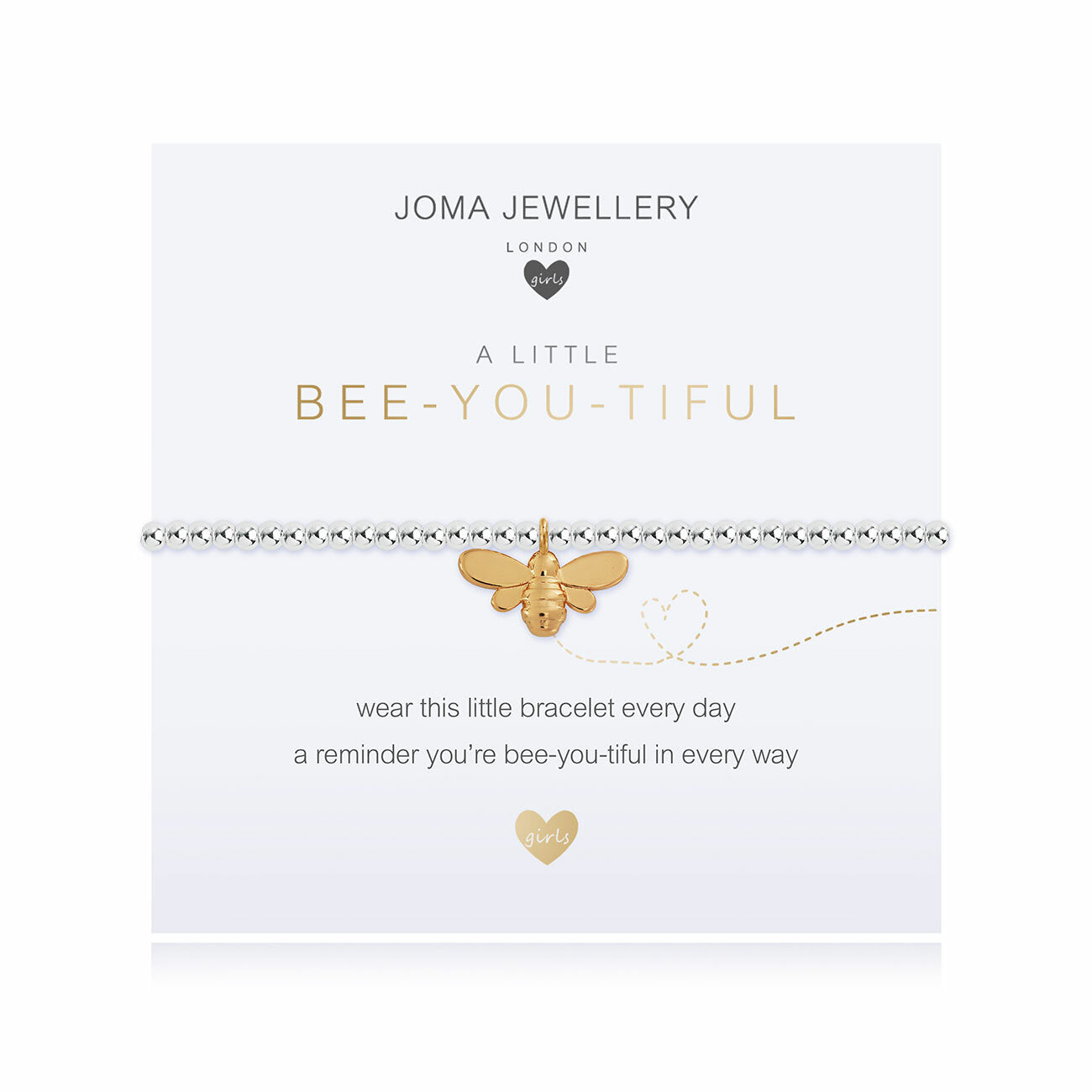 'A Little' Bee-You_Tiful Bee Girl Bracelet Gold Silver-Plated Joma Jewellery