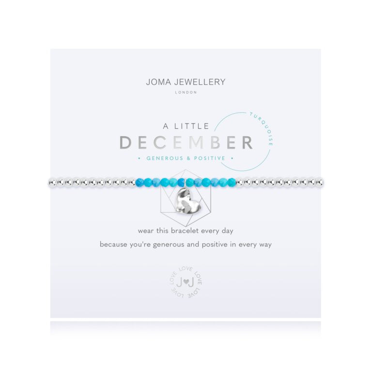 Joma Jewellery A Little Birthstone December Turquoise Bracelet