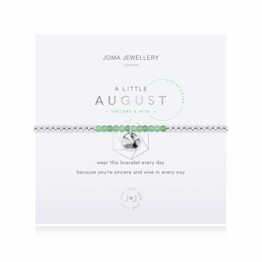 Joma Jewellery A Little Birthstone August Aventurine Bracelet