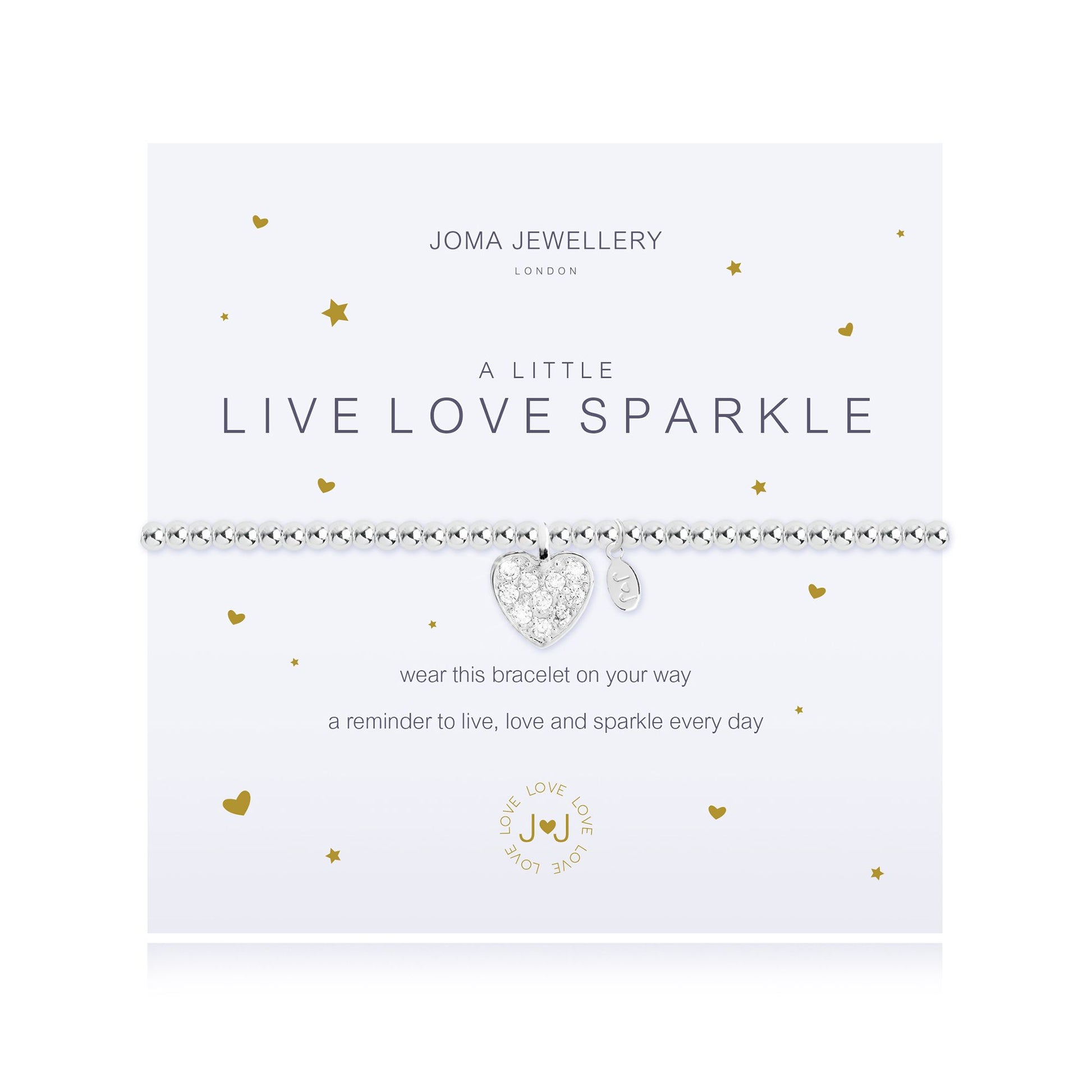 Joma Jewellery 'A Little Live Love Sparkle' Bracelet